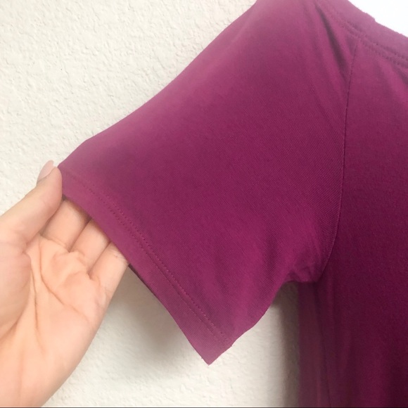 Magenta Off Shoulder Top - Picture 3 of 4